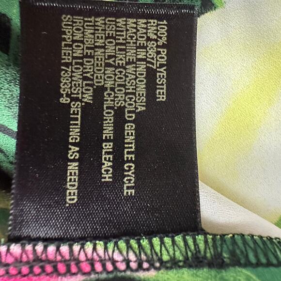 Worthington Womens Top‎ Size L Tropical Floral Sleeveless Resort Cruise Vacation - Picture 4 of 7